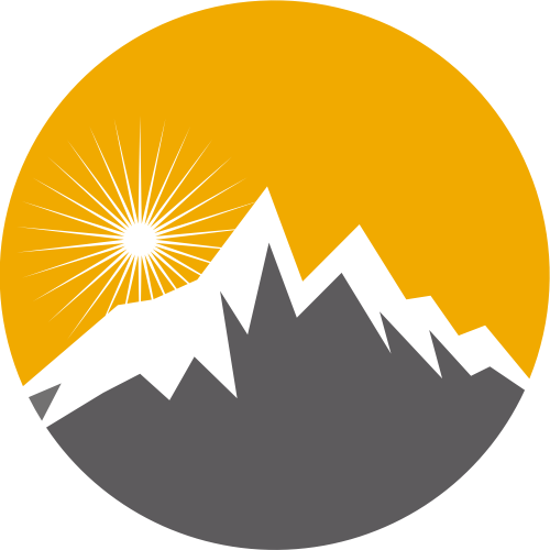 灰色山峰户外环保旅游相关矢量logo图标 logo png