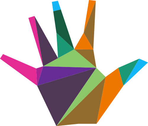 手掌团队合作手工相关矢量logo图标 logo png