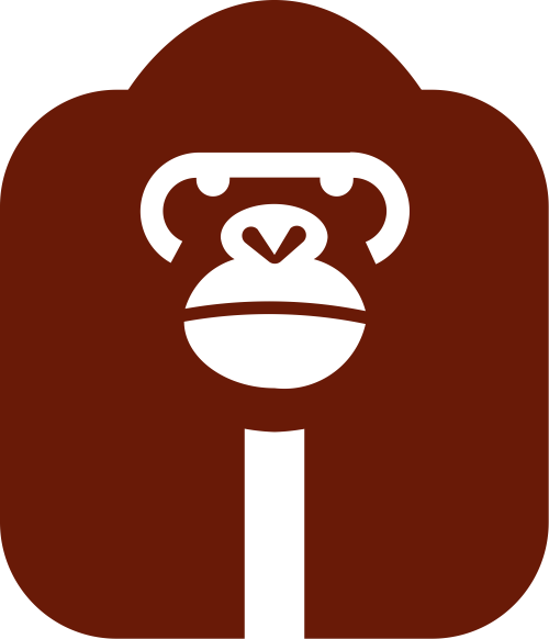 红色猩猩创意矢量logo图标 logo png