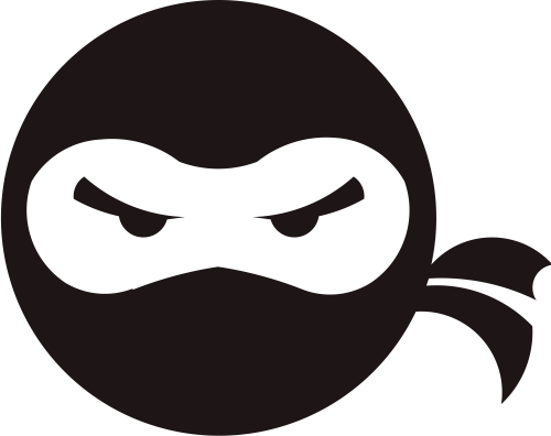日本武士忍者头像游戏影视相关矢量logo图标