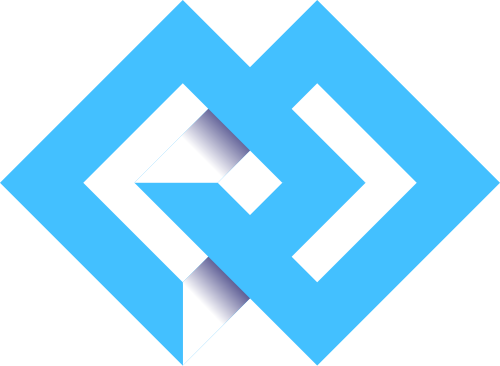 蓝色方框互联网相关矢量logo图标 logo png