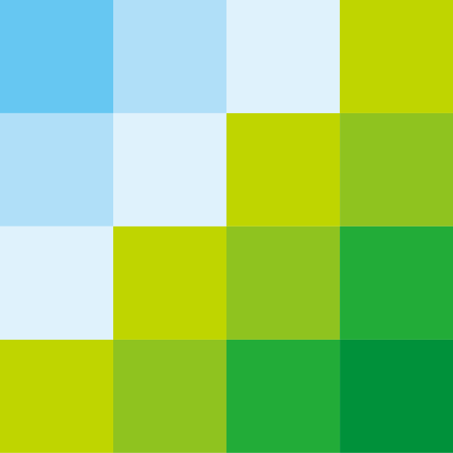 绿色方块正方形组合logo矢量图标
