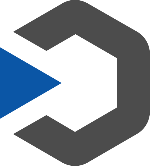 黑色蓝色三角形互联网相关矢量logo图标