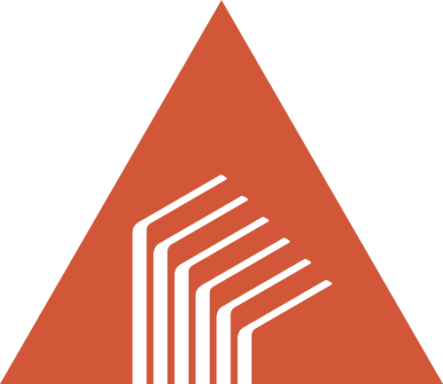 三角形红色矢量logo图标
