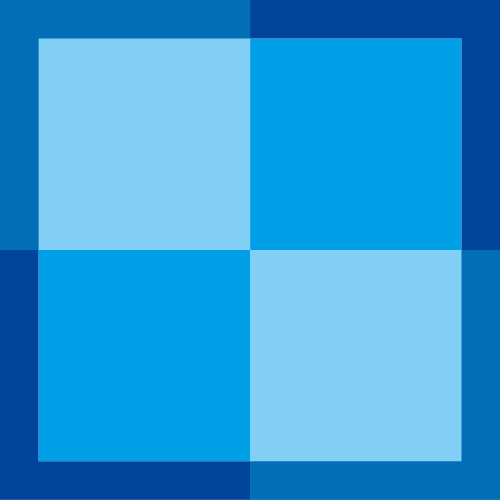 蓝色正方形方块矢量logo图标 logo png