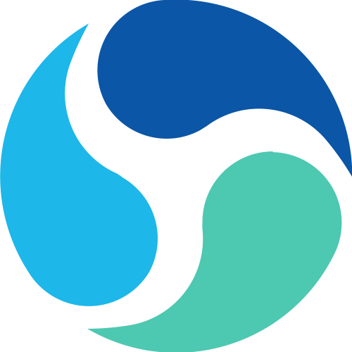 圆形渐变环保矢量logo图标 logo png