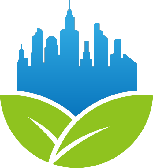 叶子城市生活建筑工业制造相关矢量logo图标 logo png