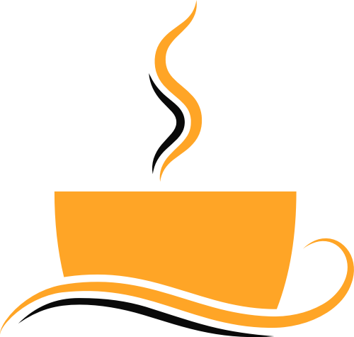 咖啡主题杯子形状矢量logo图标 logo png