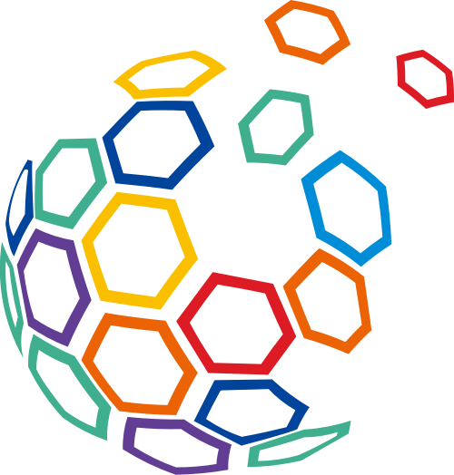 彩色球形体育运动相关矢量logo图标