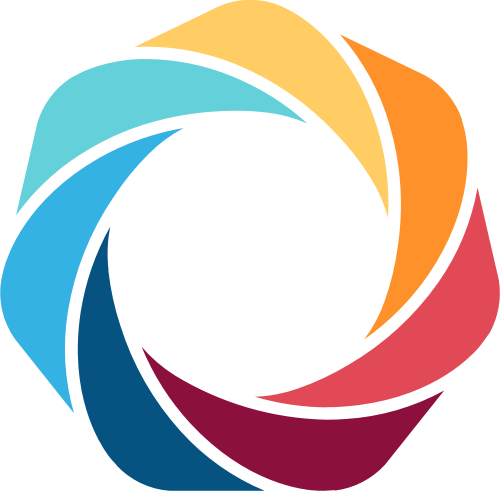 彩色圆环立体抽象影视摄影相关矢量logo图标 logo png