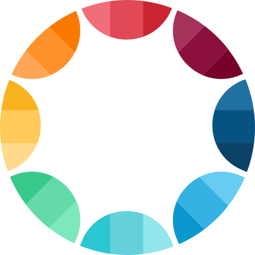 彩色圆形综合矢量logo图标 logo png