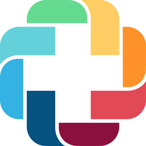 彩色方形十字架应用摄影相关矢量logo图标 logo png
