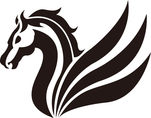 飞马黑色矢量logo图标 logo png