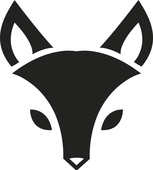 黑色狐狸女性服装相关矢量logo图标 logo png