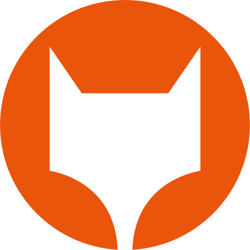狐狸圆形抽象橙色相关矢量logo图标 logo png