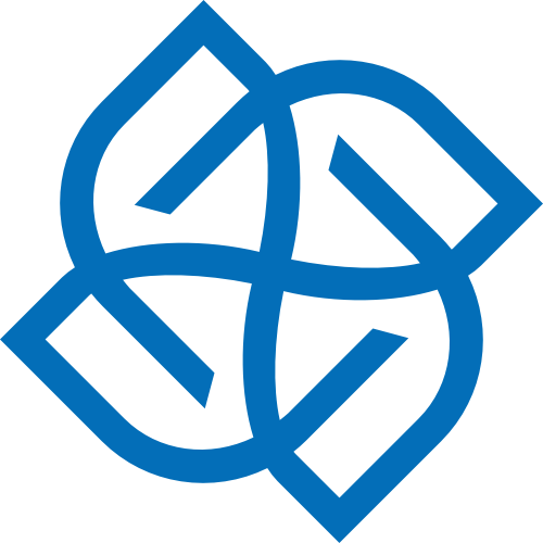 蓝色花朵抽象医疗相关矢量logo图标 logo png