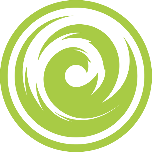 绿色圆形互联网影视相关矢量logo图标
