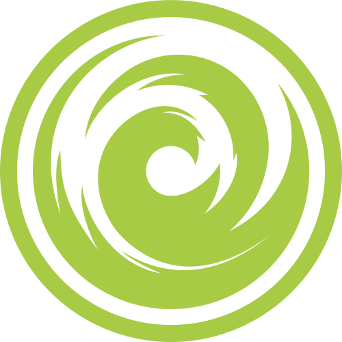 绿色圆形互联网影视相关矢量logo图标 logo png