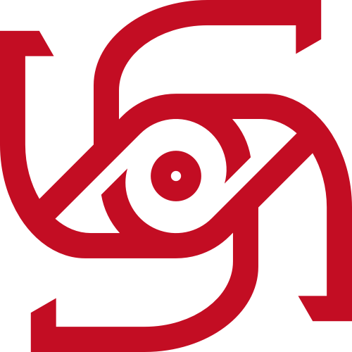 红色抽象影视音乐相关矢量logo图标