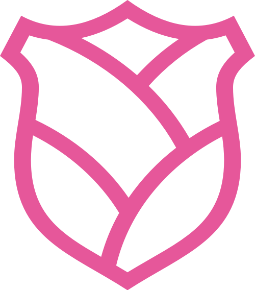 粉色女性花朵服装珠宝相关矢量logo图标