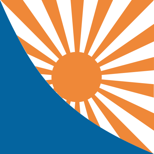 绿叶太阳矢量logo素材 123logo生成器