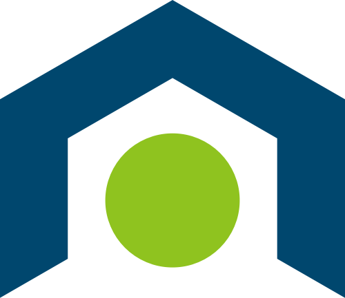 房子圆形矢量logo图标