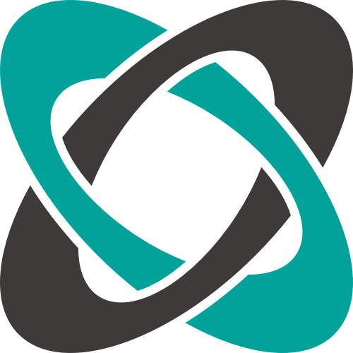 绿色抽象交叉环矢量logo图标 logo png