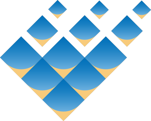 蓝色方块矢量logo图标 logo png