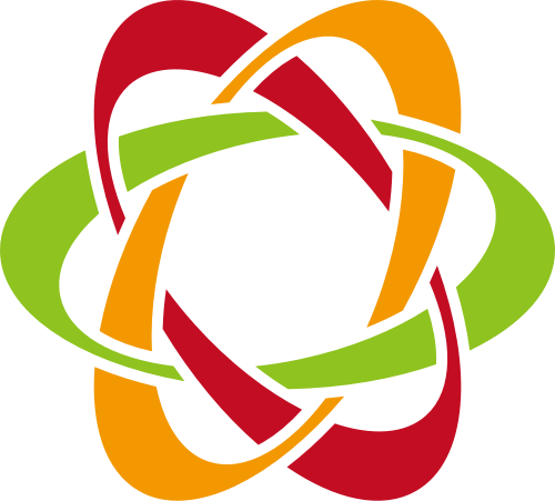 彩色交叉科技矢量logo图标 logo png