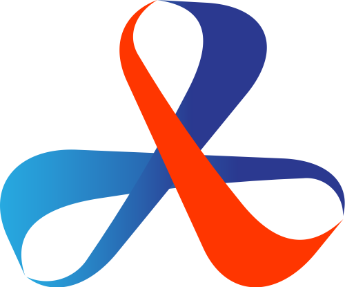 红蓝科技logo矢量图标 logo png