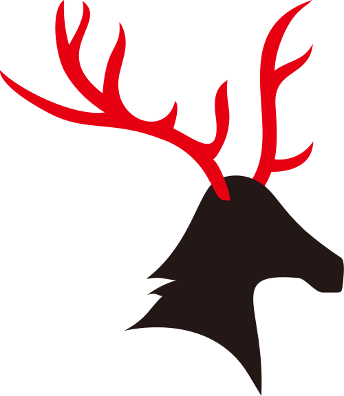鹿鹿角矢量logo图标
