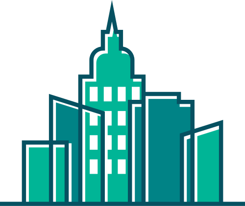 绿色建筑矢量logo图标