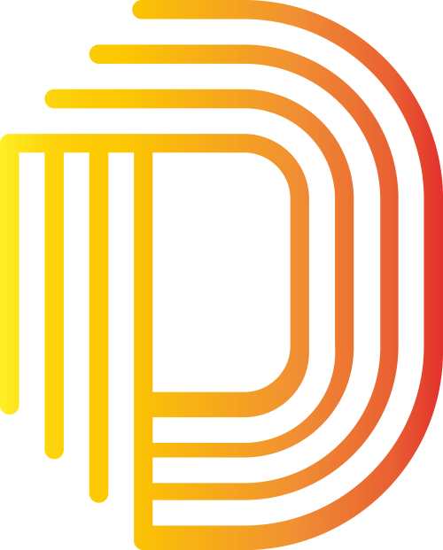 创意字母D矢量logo图标