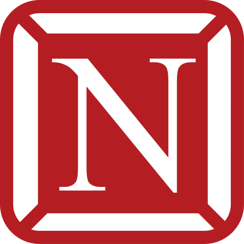 字母N矢量logo图标