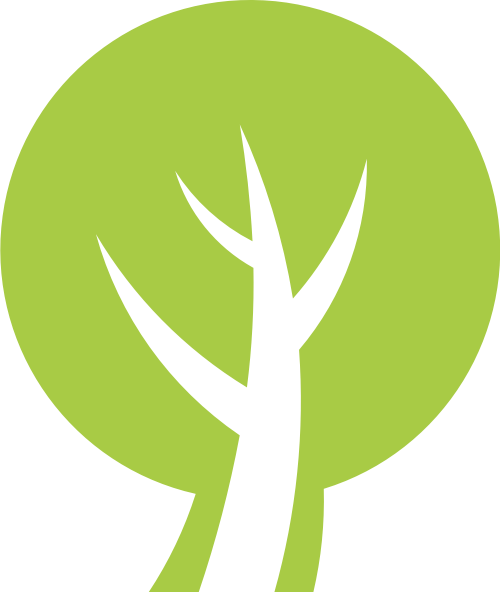 绿色树矢量logo图标 logo png