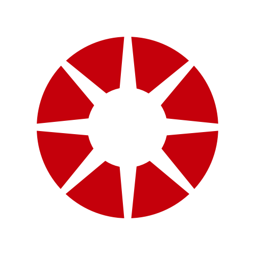 红色太阳矢量logo图标 logo png