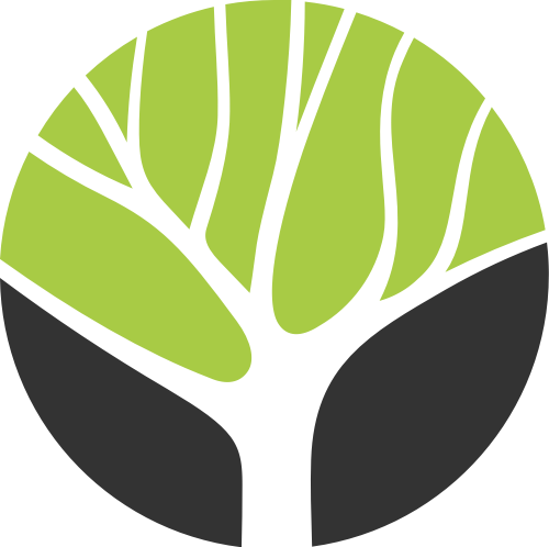绿色树矢量logo图标