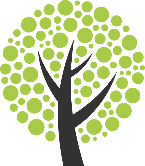 绿色树矢量logo图标 logo png