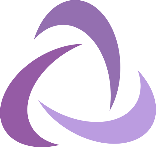 紫色抽象矢量logo图标