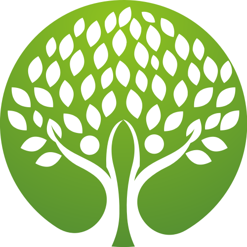 绿色树矢量logo图标 logo png