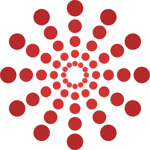 红色星际矢量logo图标