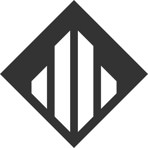 黑色方块矢量logo图标