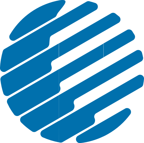 蓝色球体矢量logo图标 logo png