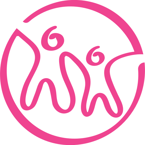 粉色圆环母婴亲子矢量logo图标