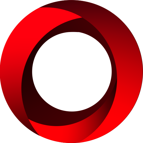 红色圆圈金融相关矢量logo图标