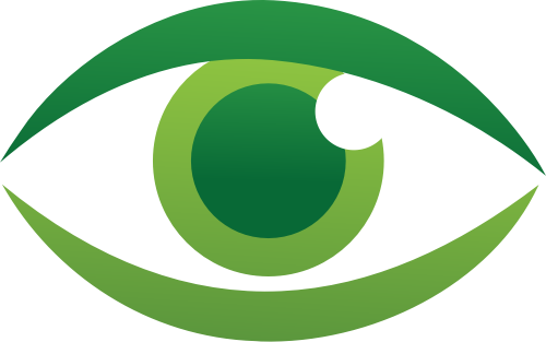 绿色眼睛矢量logo图标 logo png