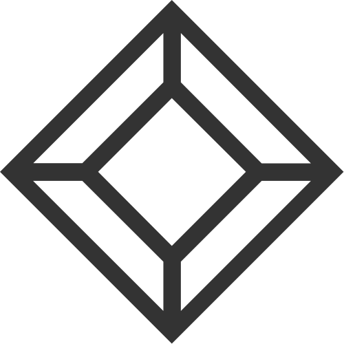 黑色方块钻石矢量logo图标 logo png