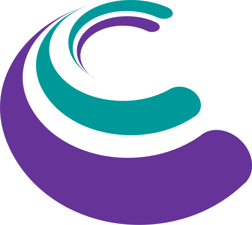 紫色绿色抽象贸易矢量logo图标
