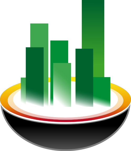 绿色楼建筑矢量logo图标 logo png