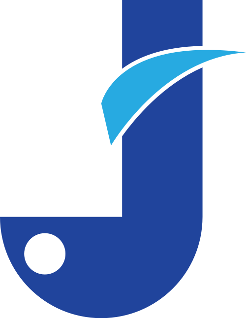 蓝色字母J矢量logo图标 logo png